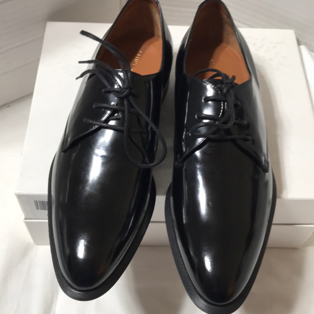 Celine patent leather derby oxfords. Made in Italy. NWOT - Picture 1 of 9